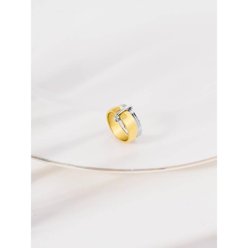 Palmonas Multi-Color Two Tone Linked Ring (6)