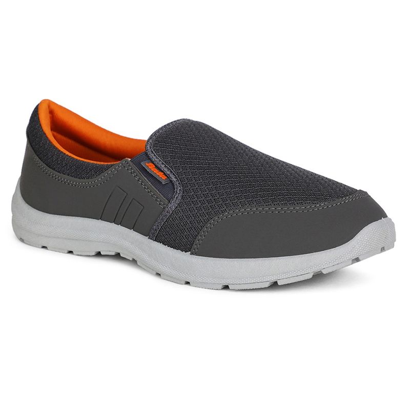Bata Textured Grey Casual Shoes (UK 8)