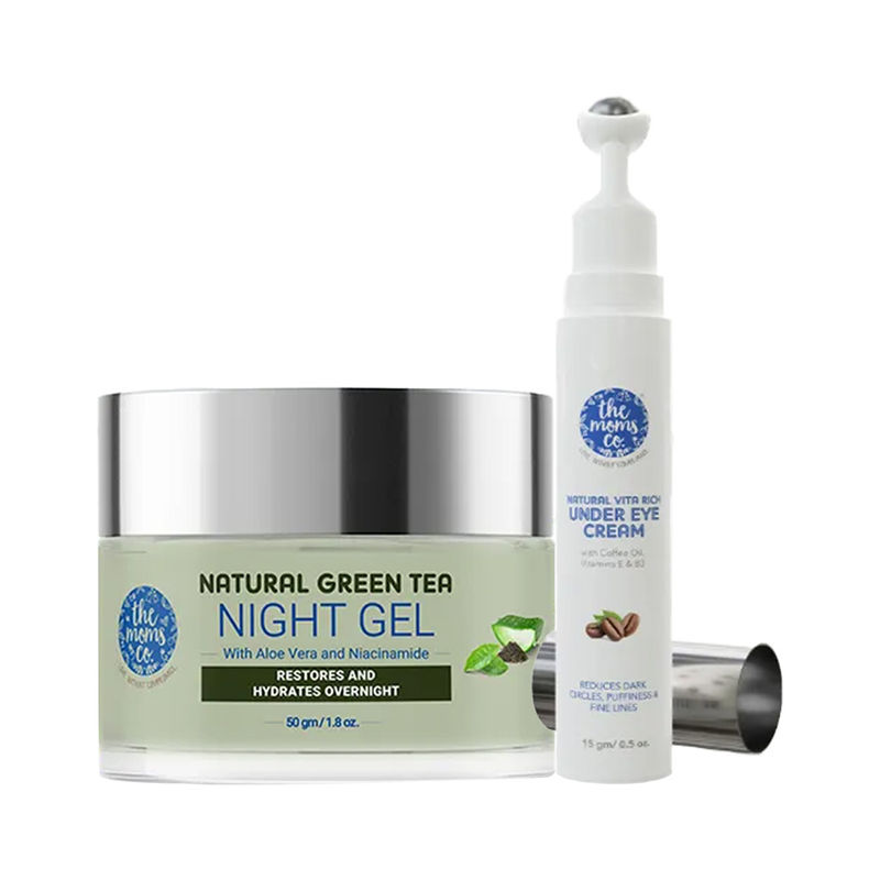 Buy The Moms Co. Under Eye Cream With Green Tea Night Gel Online