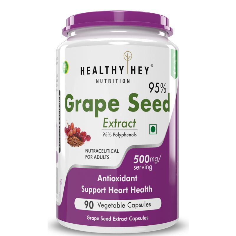 HealthyHey Nutrition Grape Seed Extract Maximum Strength Veg Capsules Buy HealthyHey