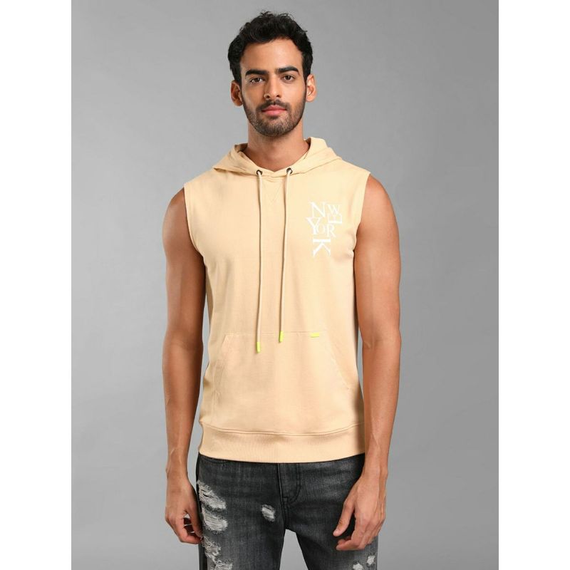 KAZO Sleeveless Terry Hoodie (L)