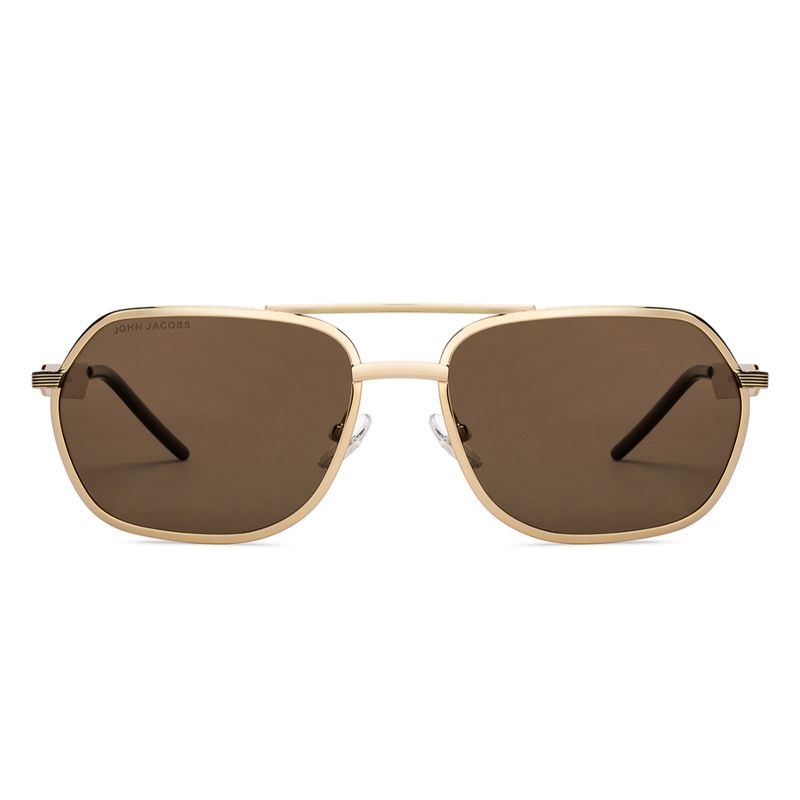 J Buy John Jacobs by Lenskart Gold Black Grey Full Rim Square JJ
