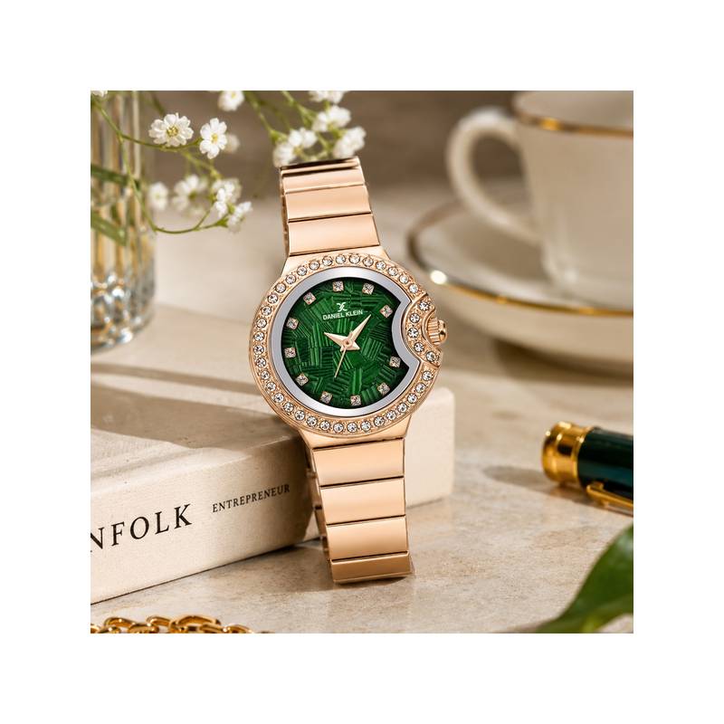 Buy Daniel Klein Women Green Dial Analog Watch DK.20.10013-4 (M
