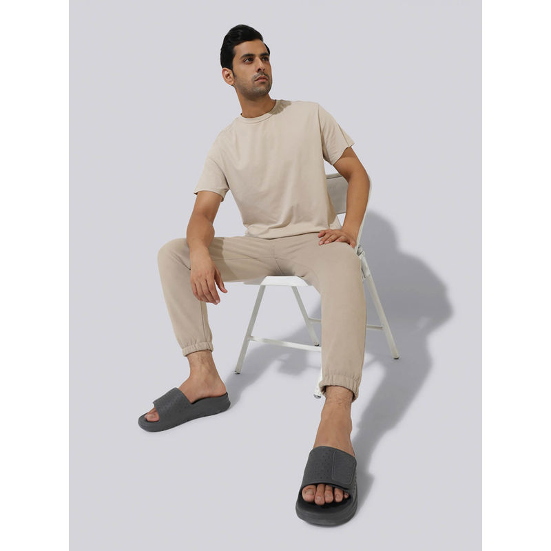 Neeman's Jumbo Dark Grey Sliders (UK 6)