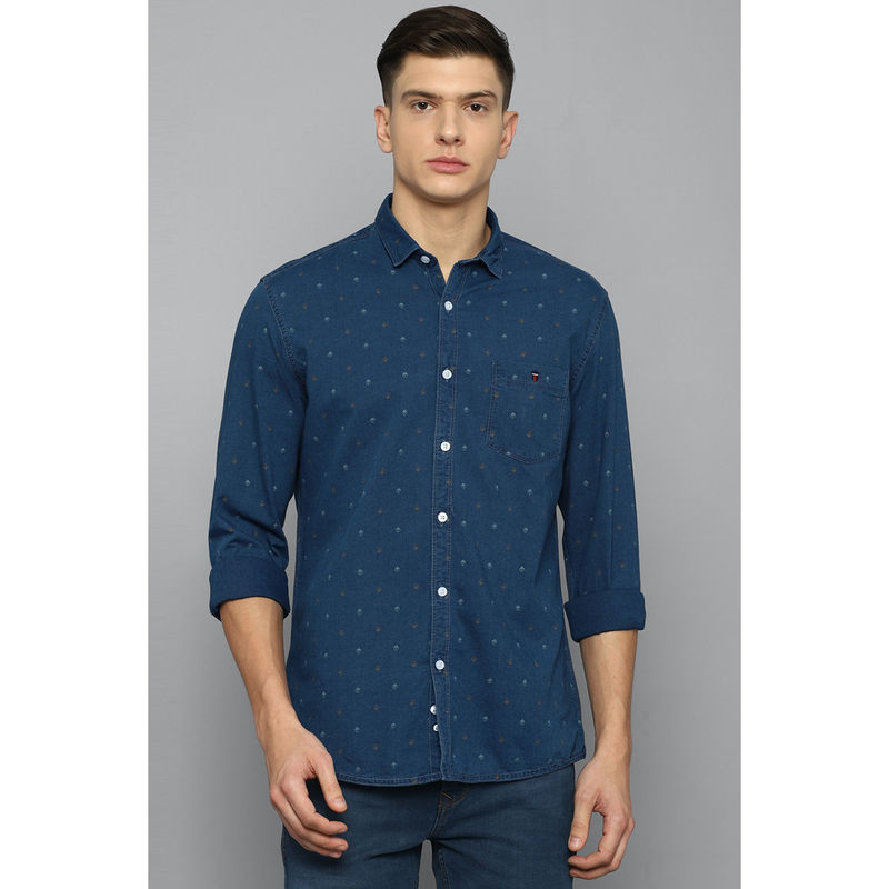 Louis Philippe Blue Casual Shirts (44)