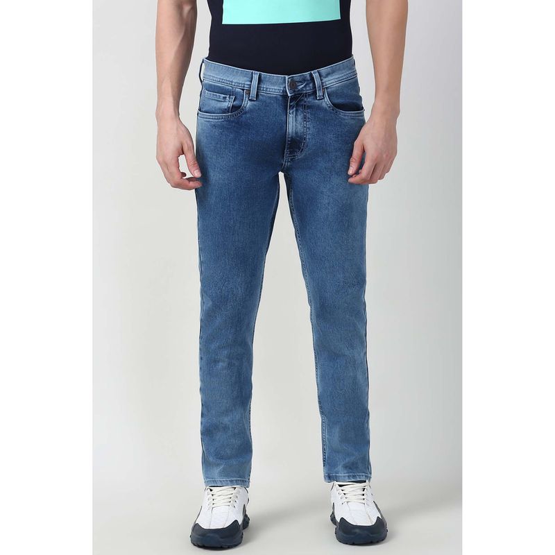 Peter England Men Blue Solid Jeans (32)