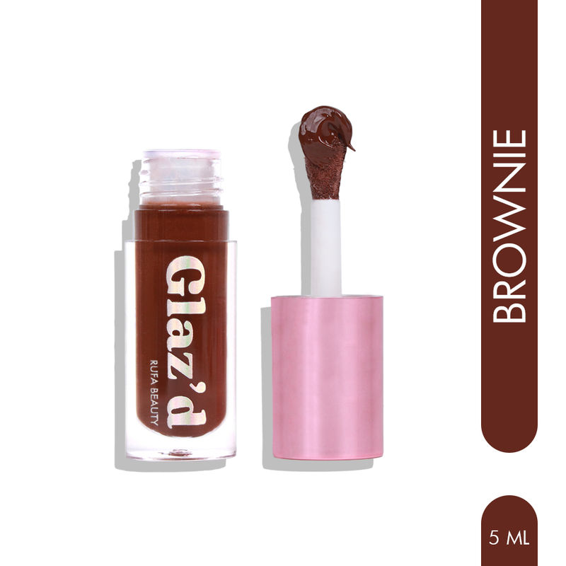 Rufa Beauty Glaz'd Lip Oil - Brownie