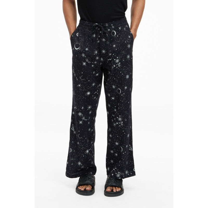 TERRA LUNA Tao Ecofoil Sparkle Black Trouser (S)