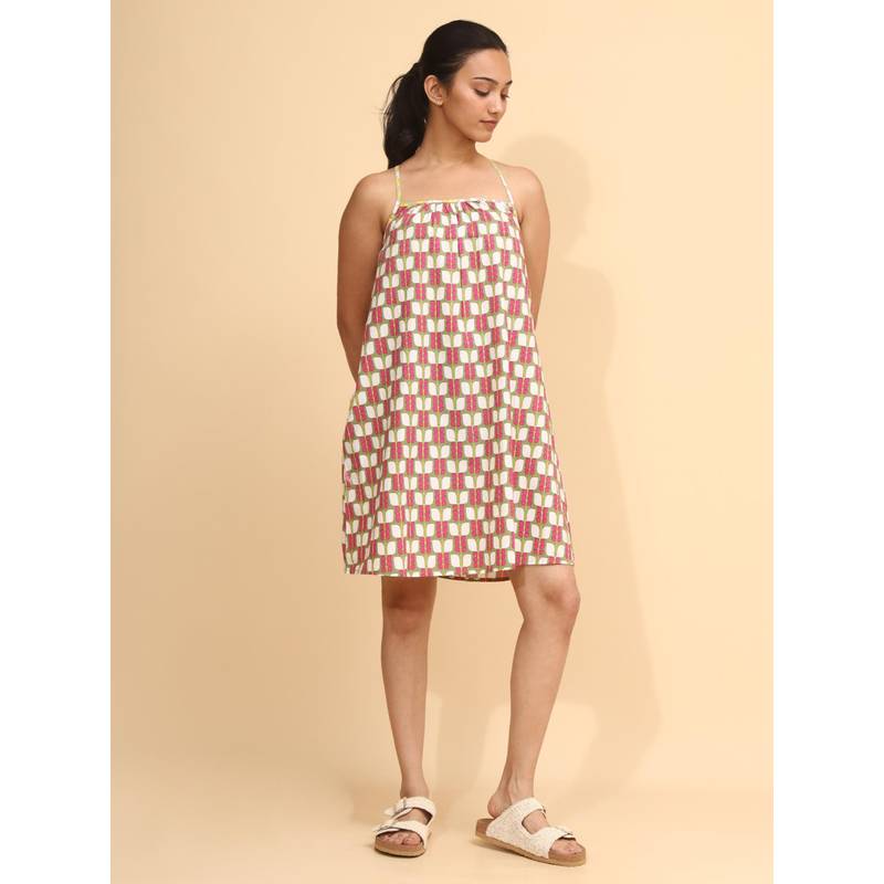 YELLOW BLOOM Sunset Fern Nightdress (XS)