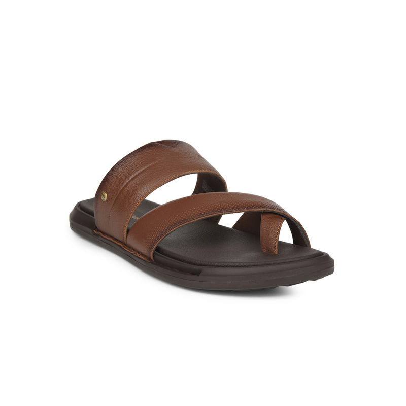 Hush Puppies Men Casual Tan Slip-On Sandals (UK 7)