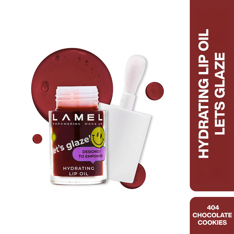 LAMEL Let`s Glaze Hydrating Lip Oil - Chocolate Cookies