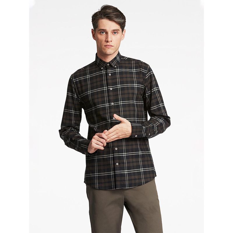 LINDBERGH Mens Checked Slim Fit Shirt (S)