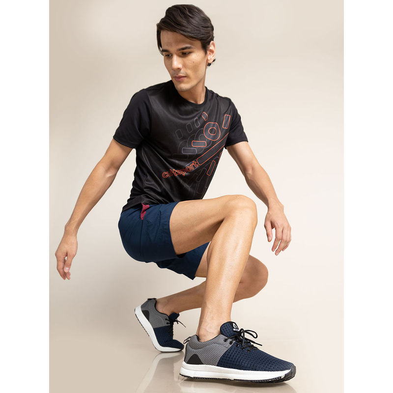 AVANT Mens X Running Shoes - Navy Blue & Dark Grey (UK 6)