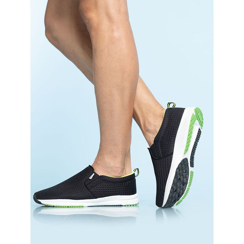 AVANT Mens Bolt Slip On Training Shoes - Black (UK 7)