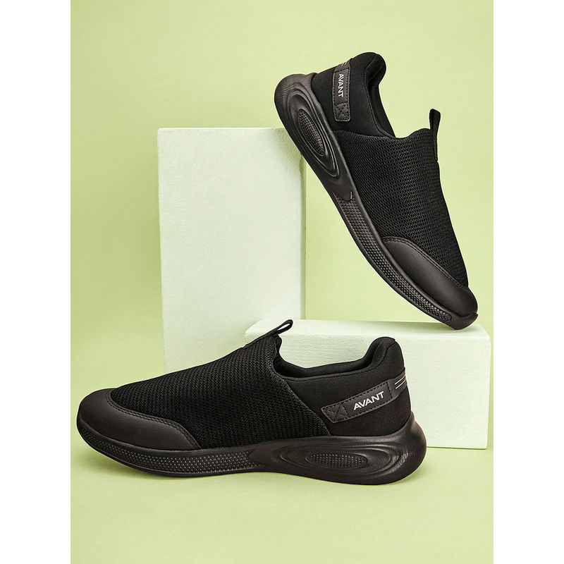 AVANT Mens Comfit Slip On Walking Shoes - Black (UK 8)