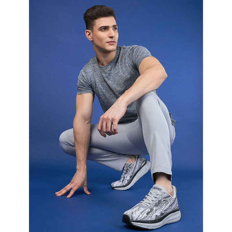 AVANT Mens Storm Running Shoes - Grey & Black (UK 8)