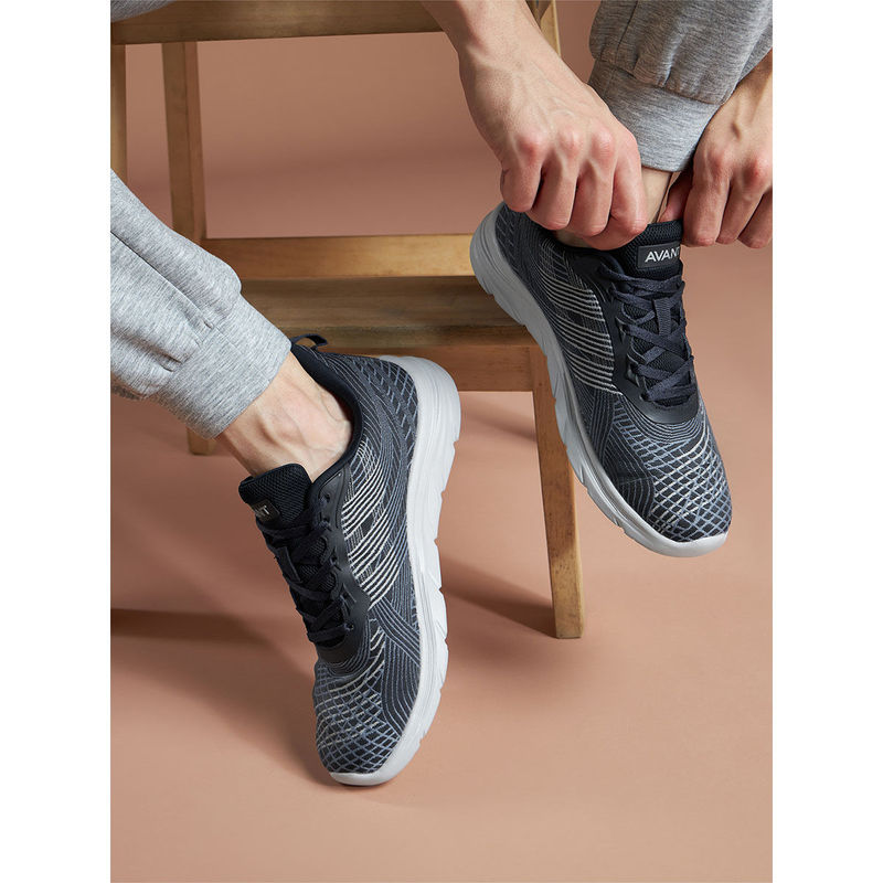 AVANT Mens Walkrite Walking Shoes - Navy Blue (UK 6)