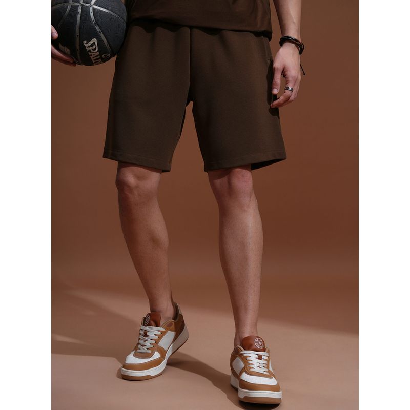 HIGHLANDER Men Loose Fit Mid-Rise Shorts (34)