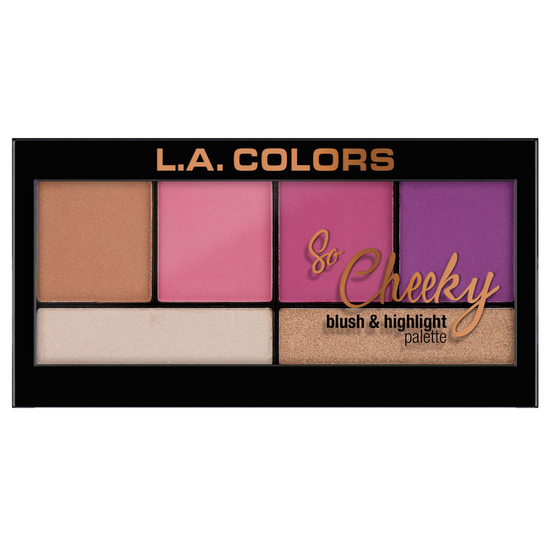 L.A. Colors So Cheeky Blush And Highlight Palette - Sweet And Sassy