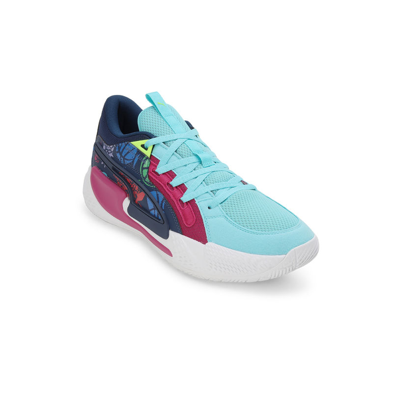 Puma Court Rider Chaos Fresh Unisex Blue Basketball Shoes: Buy Puma