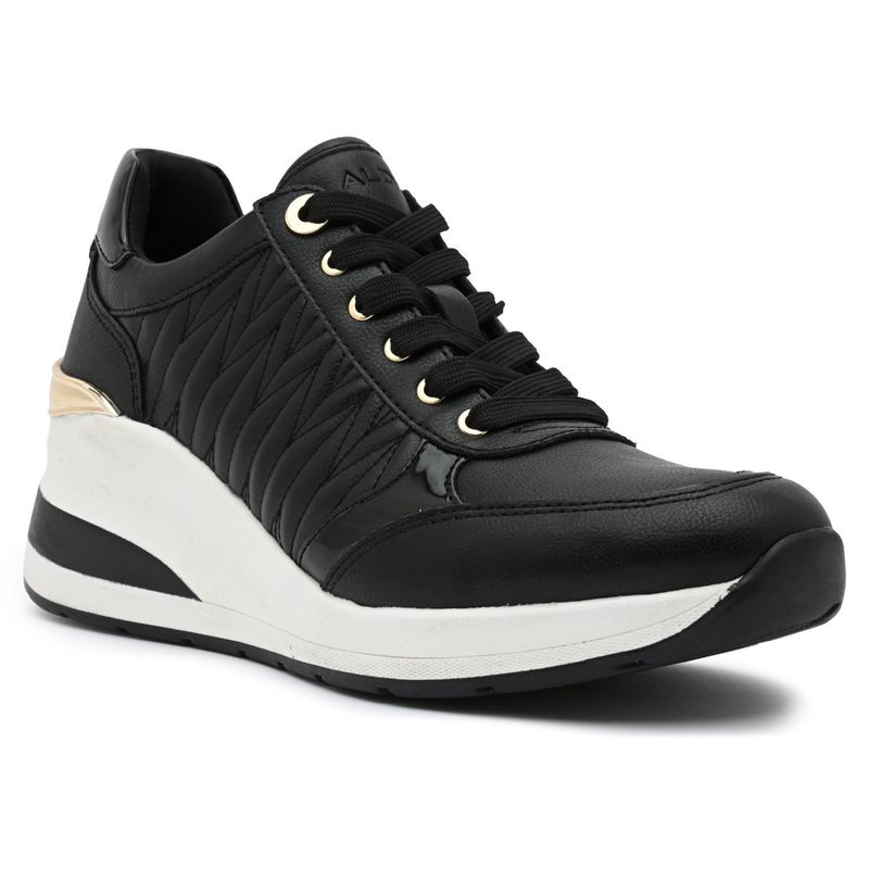 Aldo Gradskiya-In001 Women Black Wedge Sneakers (UK 5)
