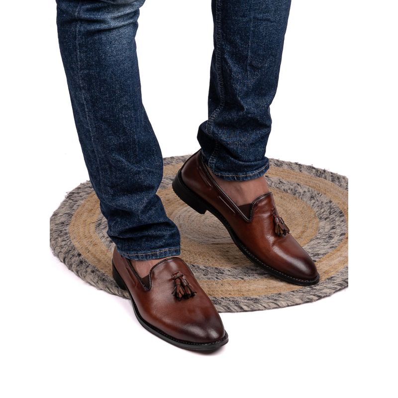 La Botte Men Brown Solid Boat Shoes (EURO 43)