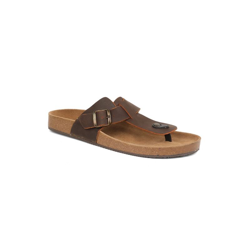 Bata Solid Brown Sandals (UK 9)
