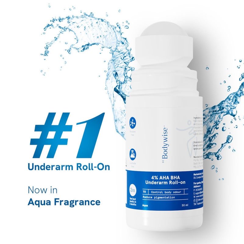 Buy Be Bodywise 4% AHA BHA Underarm Roll On Aqua Online