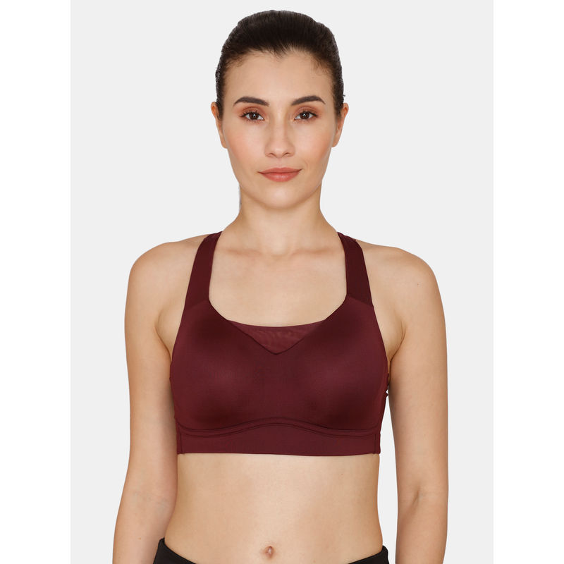 Zivame Racerback High Impact Sports Bra Fig Buy Zivame Racerback