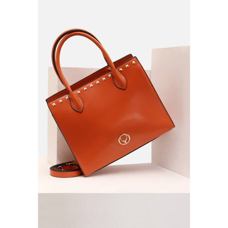 Buy Allen Solly Women Brown Casual Satchel with Detachable Strap Online