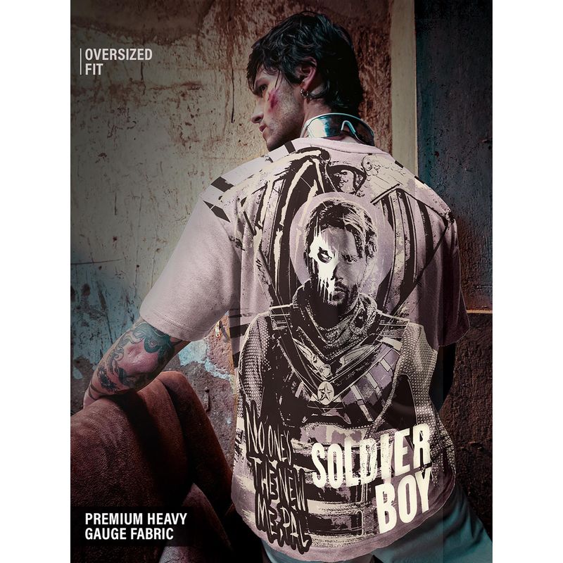 The Souled Store Official The Boys Soldier Boy Oversized T-Shirt (XL)