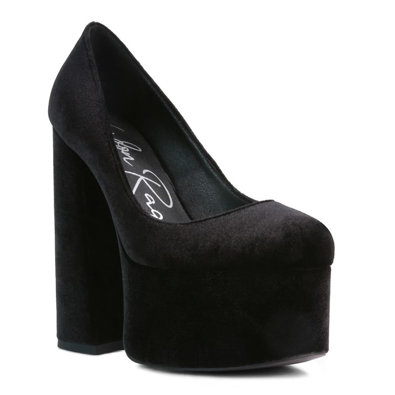 London Rag Solid Black Pumps (EURO 41)