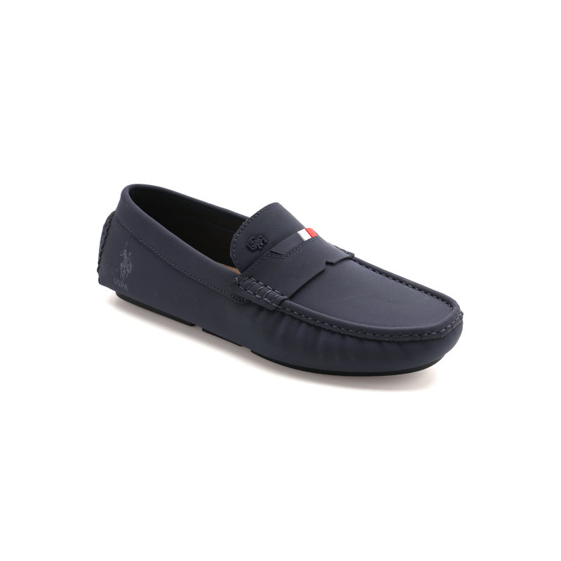U.S. POLO ASSN. Men Galer Navy Blue Driving Loafers (UK 10)