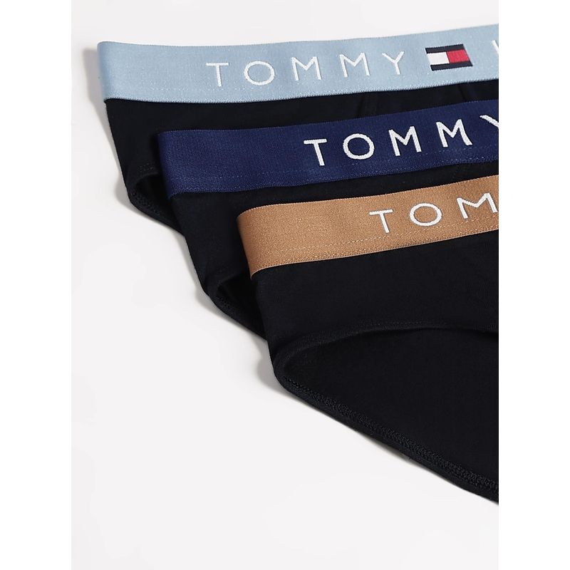 Tommy Hilfiger Multi-Color Solid Low Rise Briefs (Pack Of 3) (L)