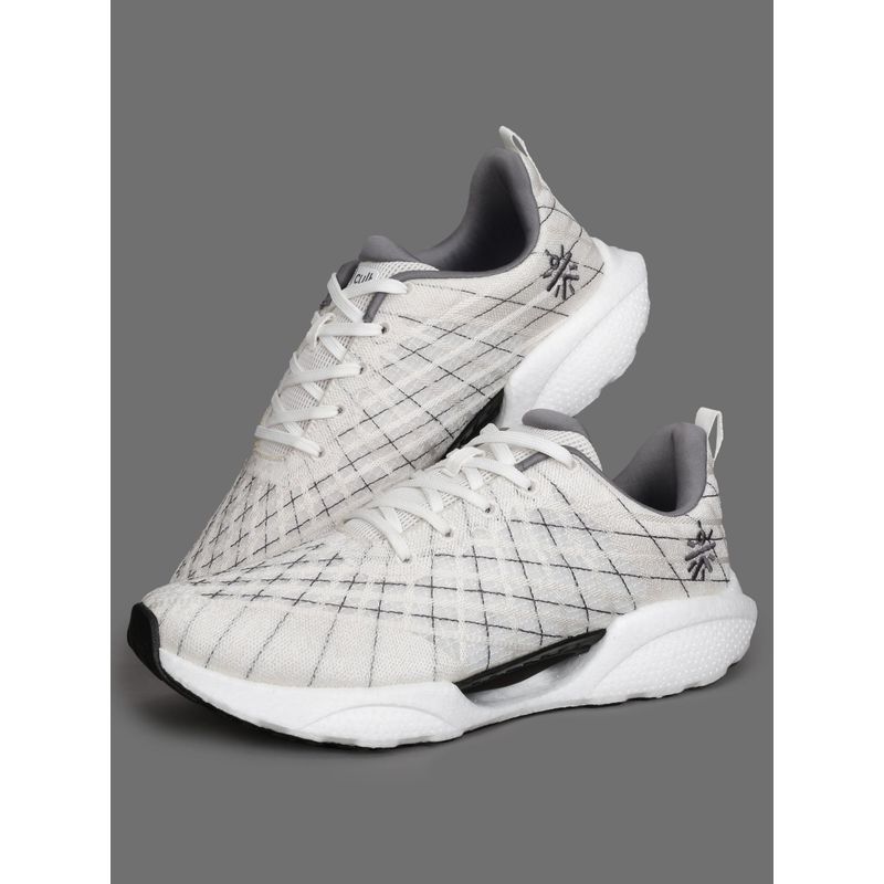 CULT Men Mesh Blaze Light Grey Walking Shoes (UK 8)