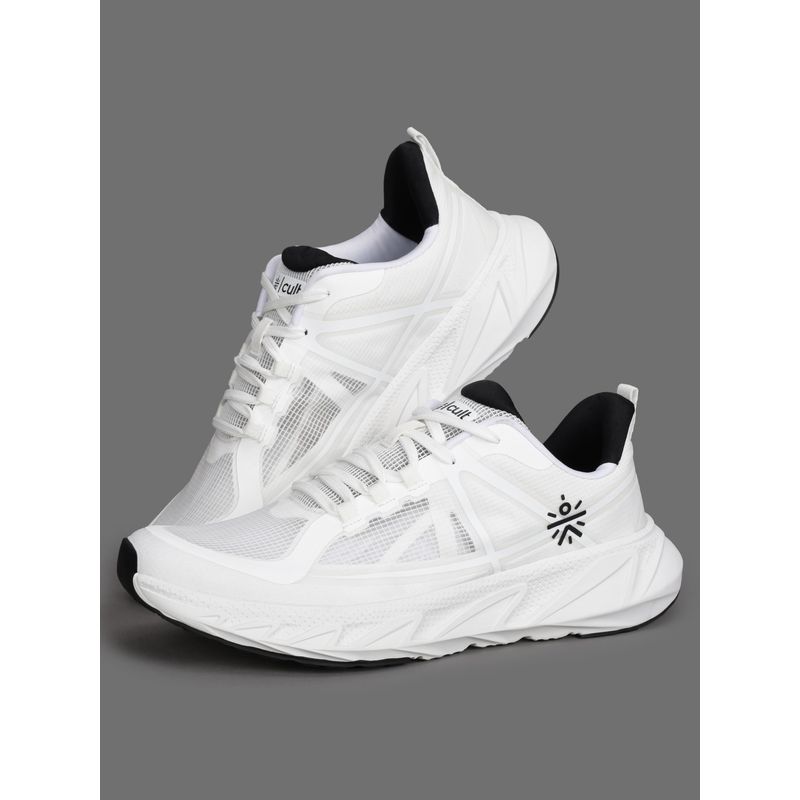 CULT Cult Men Traverse Running Shoes - White (UK 8)