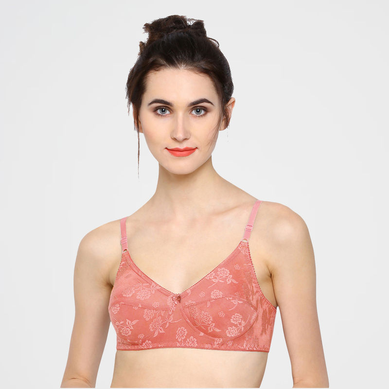 Sonari Penelop Women's Fancy Net Bra - Orange (38B)