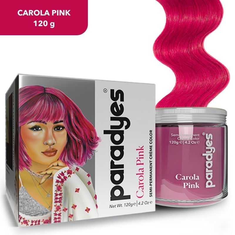 Paradyes Ammonia Free Semi-Permanent Hair Color Classic Colors - Carola Pink