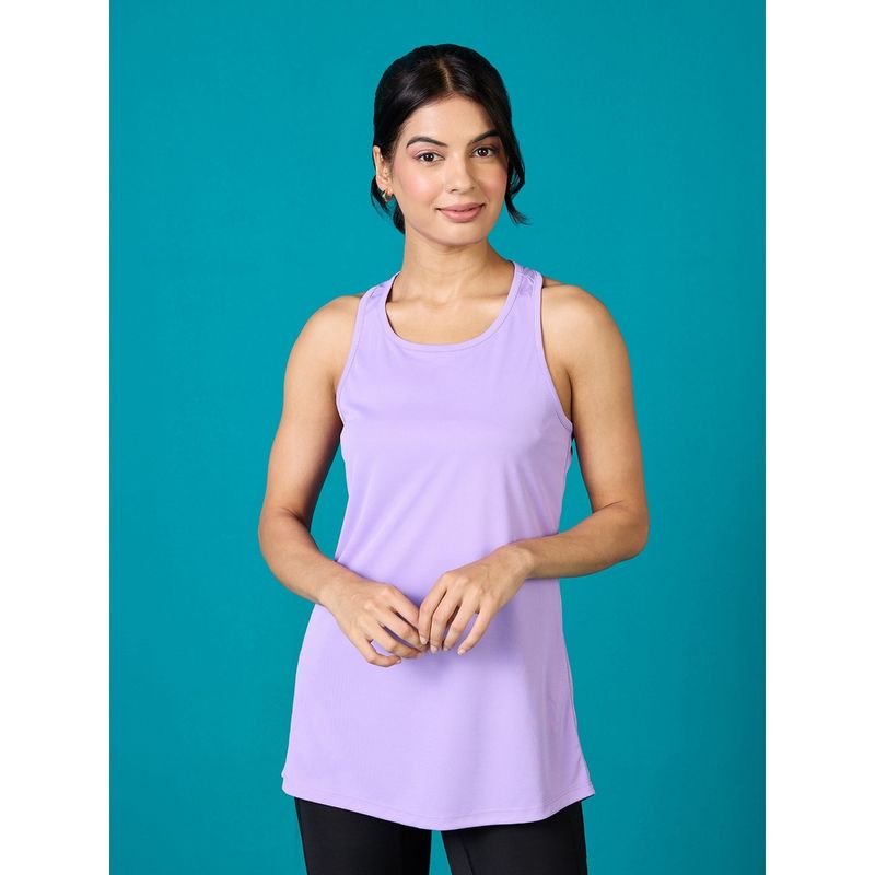 Nykd By Nykaa Running Tank -NYK031-Digital Lavendar (XL)