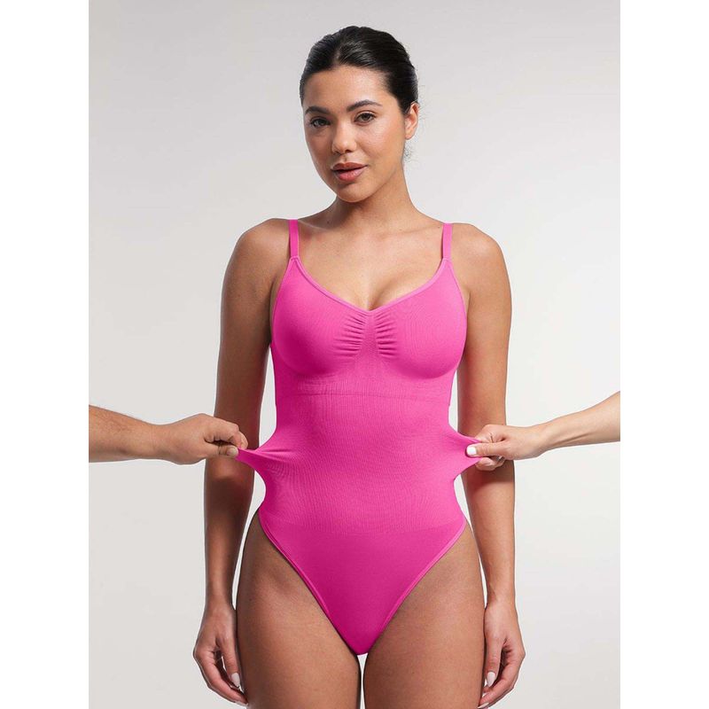 Women Tummy Control body Shapewearwith removable pads (L)