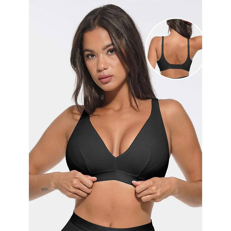 Shop The Edit All Day Wear Black Bra With Removable Pads (S)