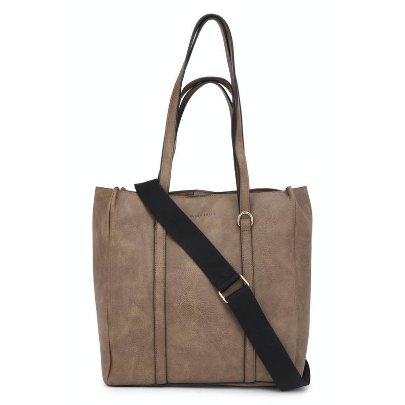 Buy Allen Solly Women Brown Casual Handbag with Detachable Strap Online