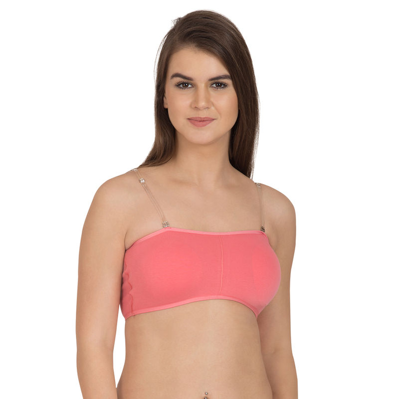 Tweens Padded Tube Bra - Coral (30B)