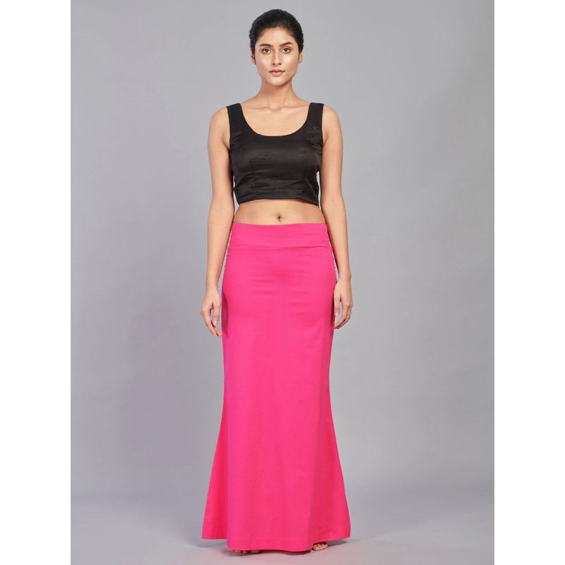 I AM BY DOLLYJAIN Cotton Lycra D'coat Pink (L)