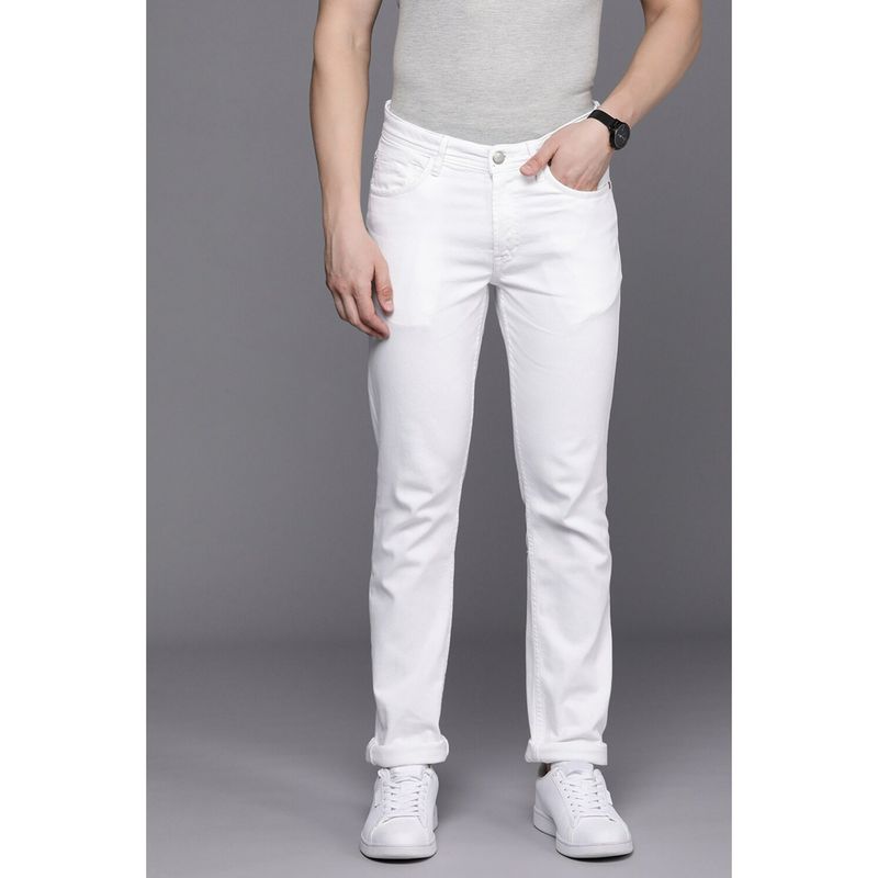 Allen Solly Mens White Jeans (30)