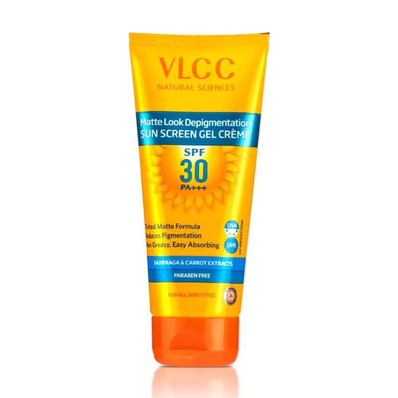 VLCC Matte Look Depigmentation Sunscreen SPF 30 PA+++ Gel creme, Non Greasy, Reduce Pigmentation