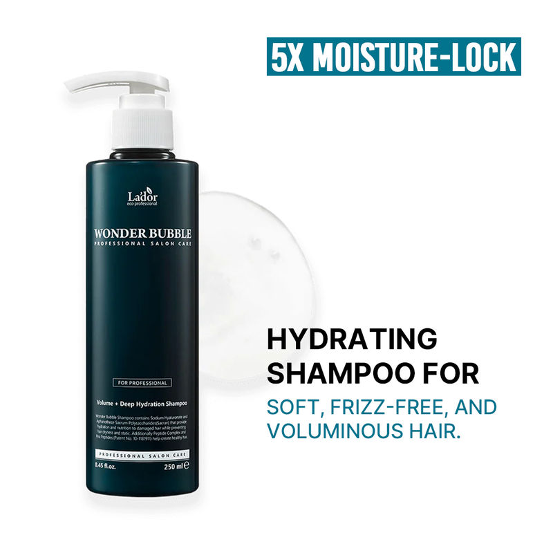 La'dor Korean Wonder Bubble Shampoo for Volume & Shine - Dry, Dull, Damaged and Color-Treated Hair