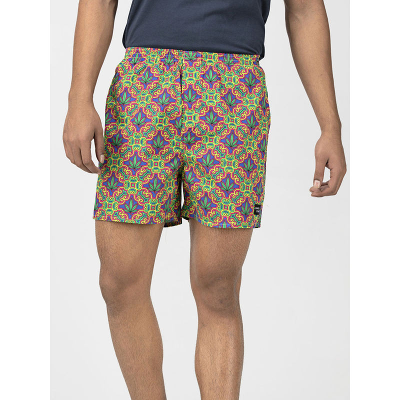 Whats Down Neon 420 Boxers - Multi-Color (XL)