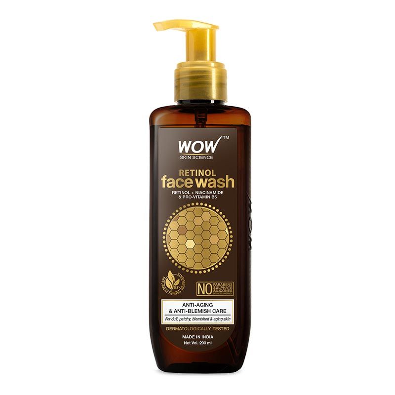 WOW Skin Science Retinol Face Wash For Fine Lines Buy WOW Skin Science Retinol Face Wash For