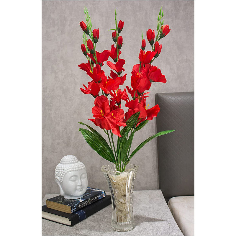 PolliNation Artificial Gladiolus Flower (Pack of 2) Red Buy